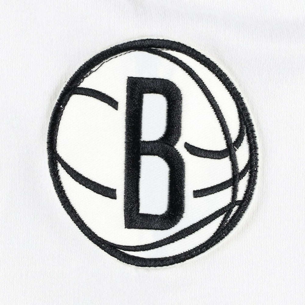 NBA - Brooklyn Nets Tommy Jeans Women's Ariel Pullover Sweatshirt - Black/White