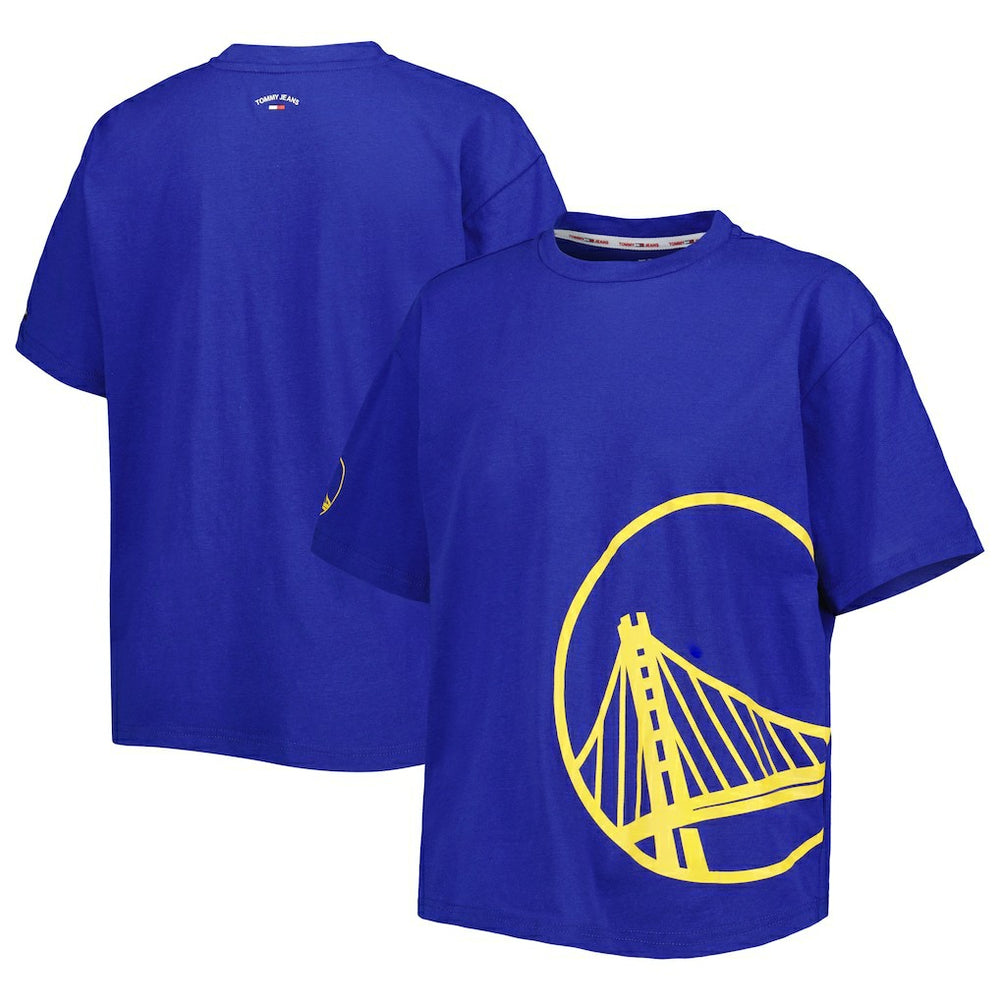 NBA - Golden State Warriors Tommy Jeans Women's Bianca T-Shirt - Royal