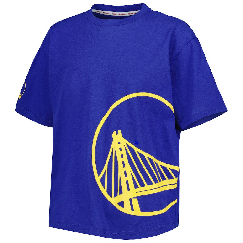 NBA - Golden State Warriors Tommy Jeans Women's Bianca T-Shirt - Royal