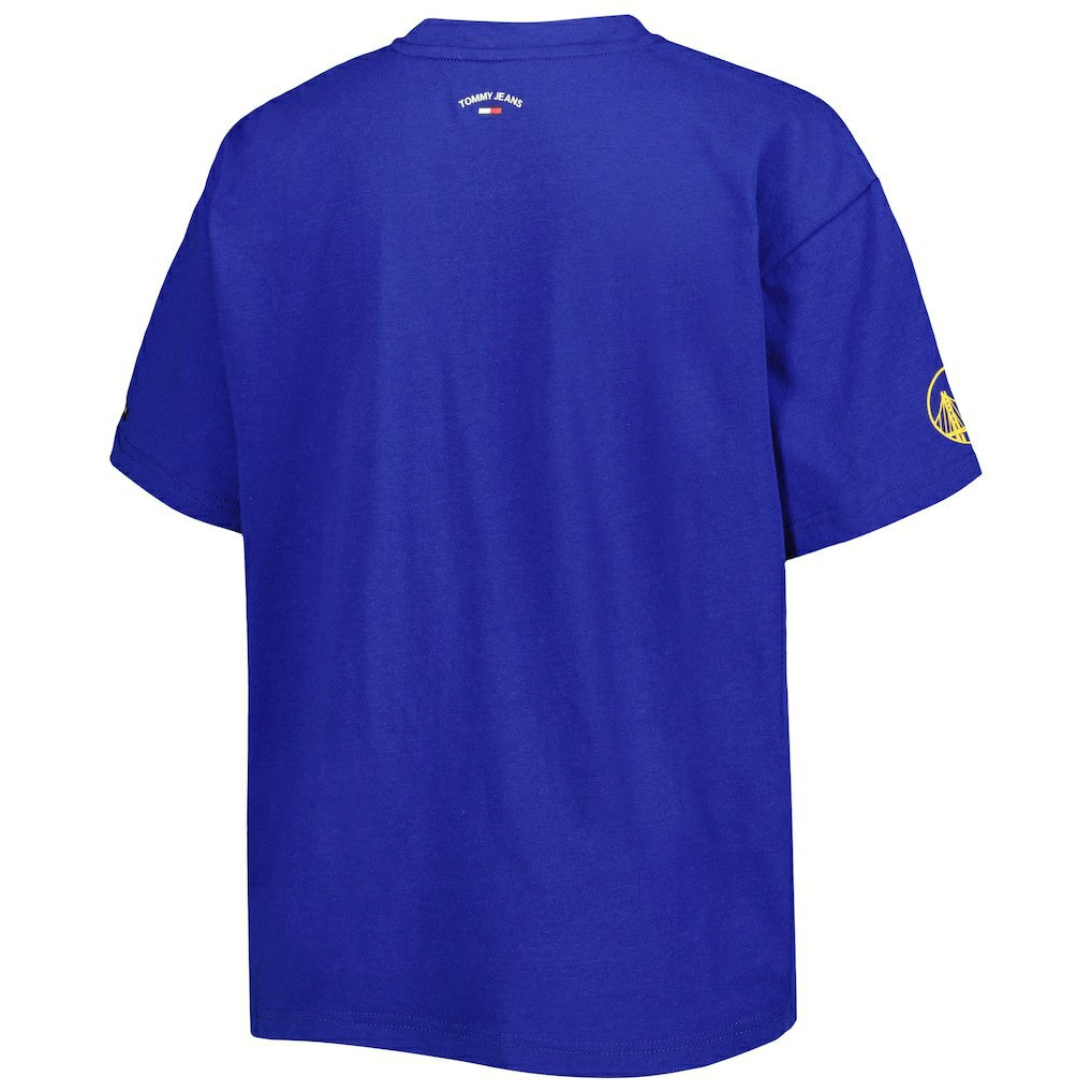 NBA - Golden State Warriors Tommy Jeans Women's Bianca T-Shirt - Royal