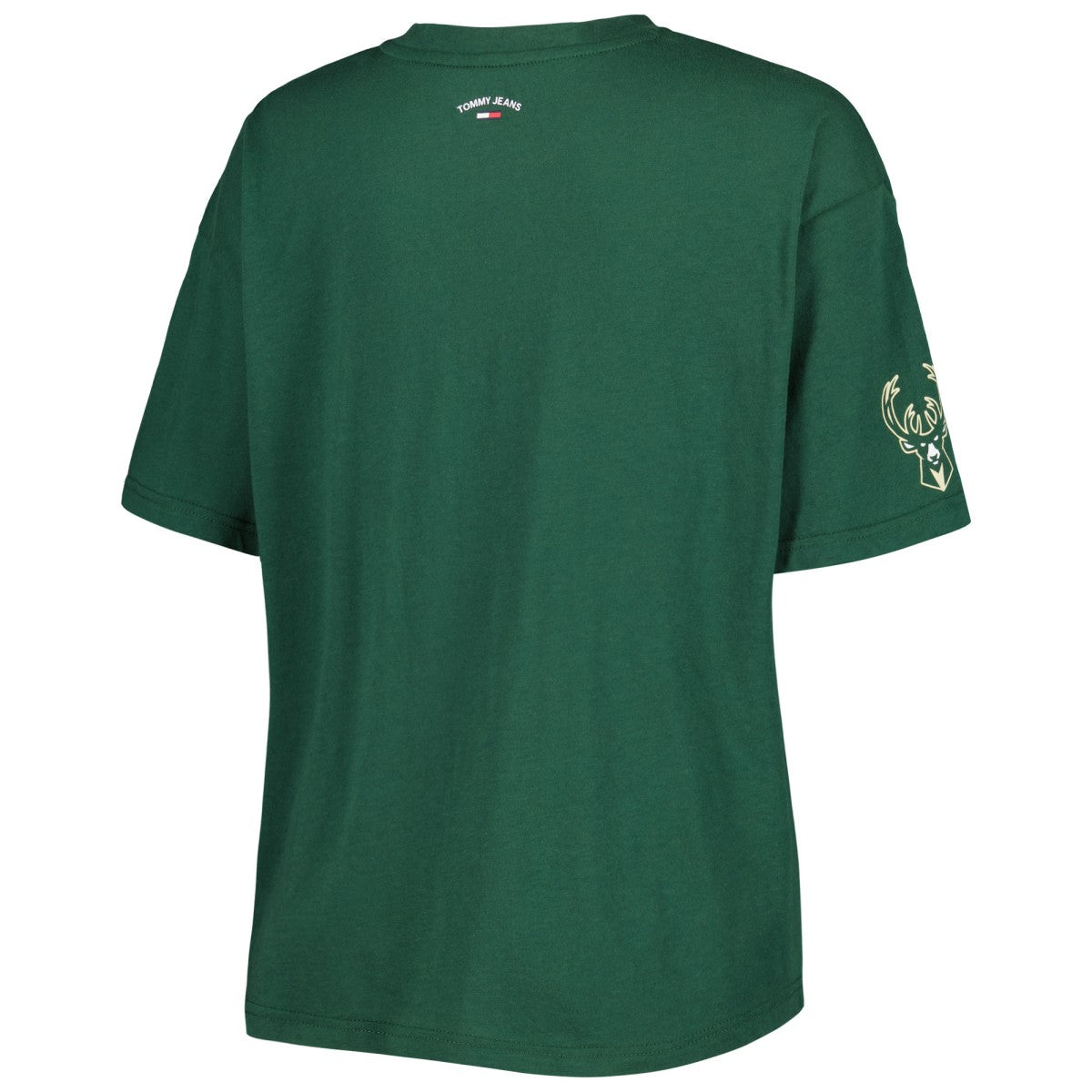 NBA - Milwaukee Bucks Tommy Jeans Women's Bianca T-Shirt - Hunter Green