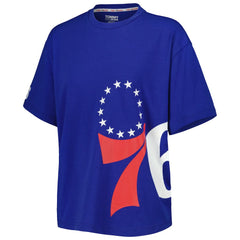 NBA - Philadelphia 76ers Tommy Jeans Women's Bianca T-Shirt - Royal