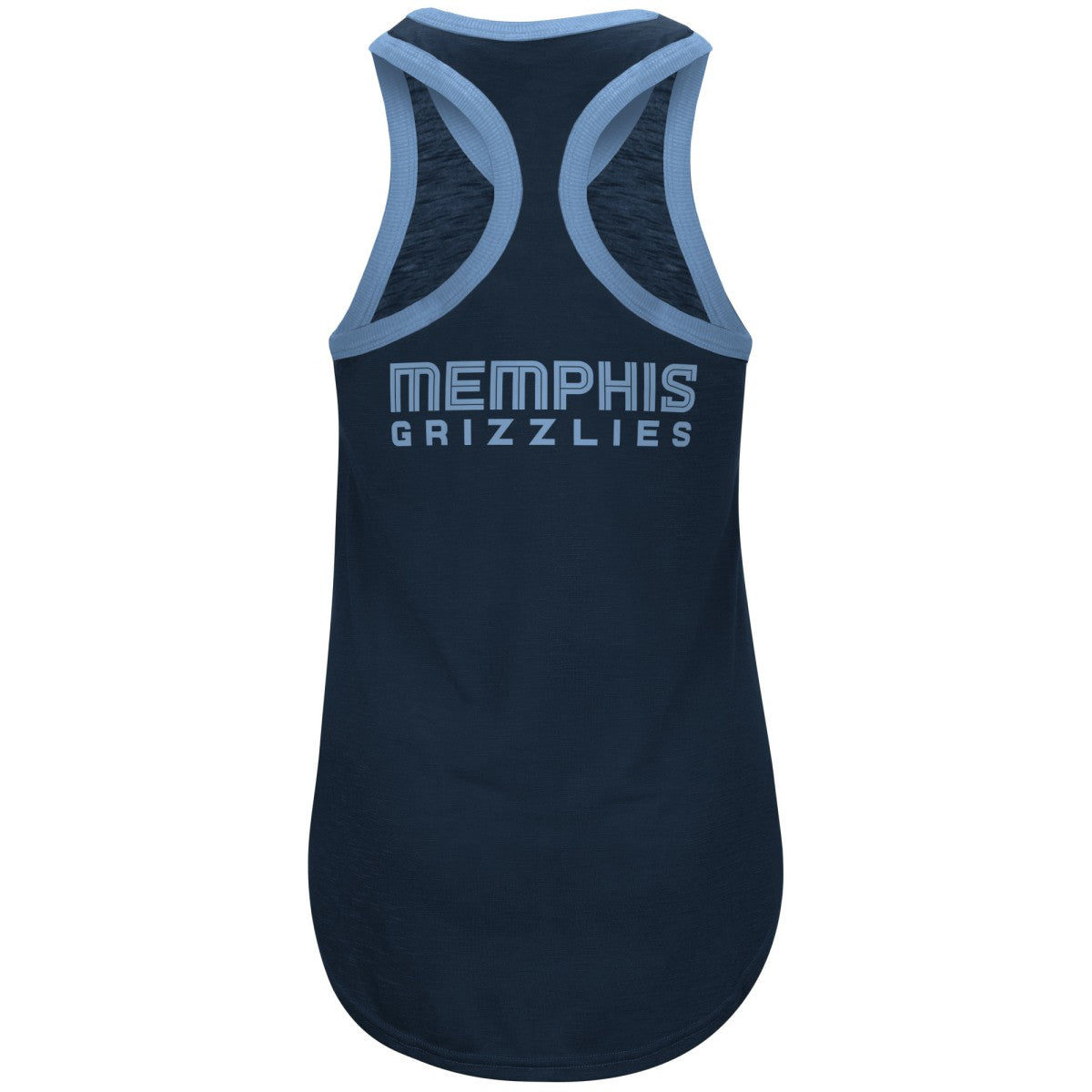 NBA - Memphis Grizzlies G-III 4Her by Carl Banks Women's Showdown Scoop-Neck Racerback Tank Top - Navy