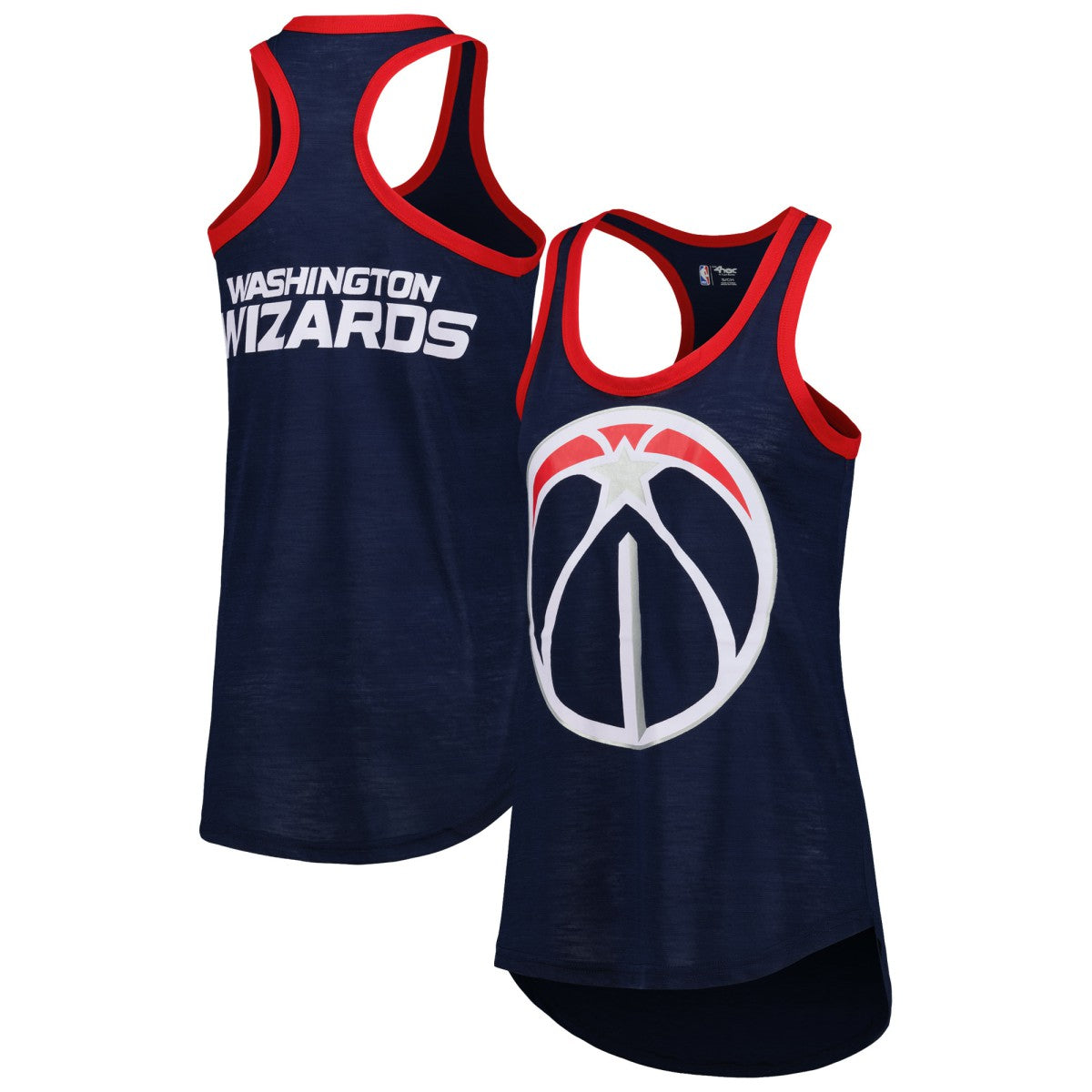 NBA - Washington Wizards G-III 4Her by Carl Banks Women's Showdown Scoop-Neck Racerback Tank Top - Navy