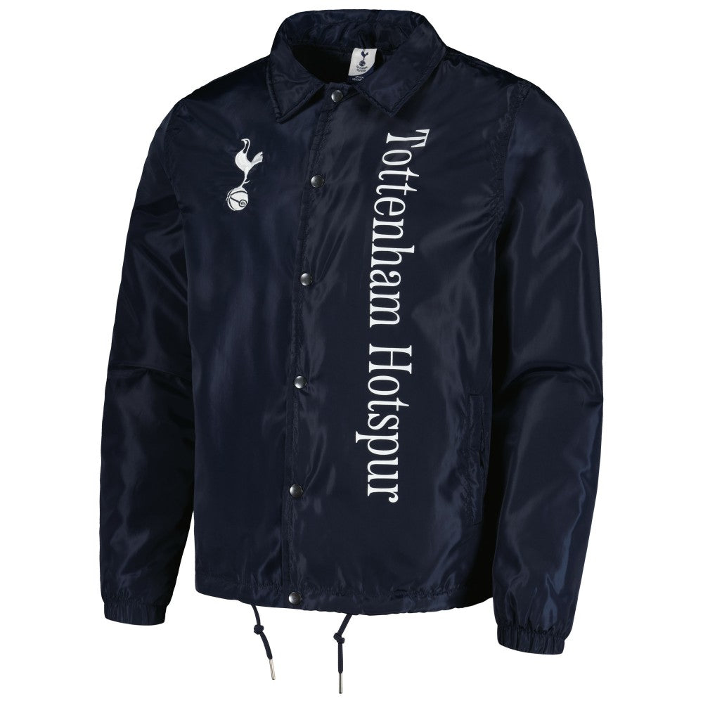 Tottenham Hotspur Coaches Full-Snap Jacket - Navy