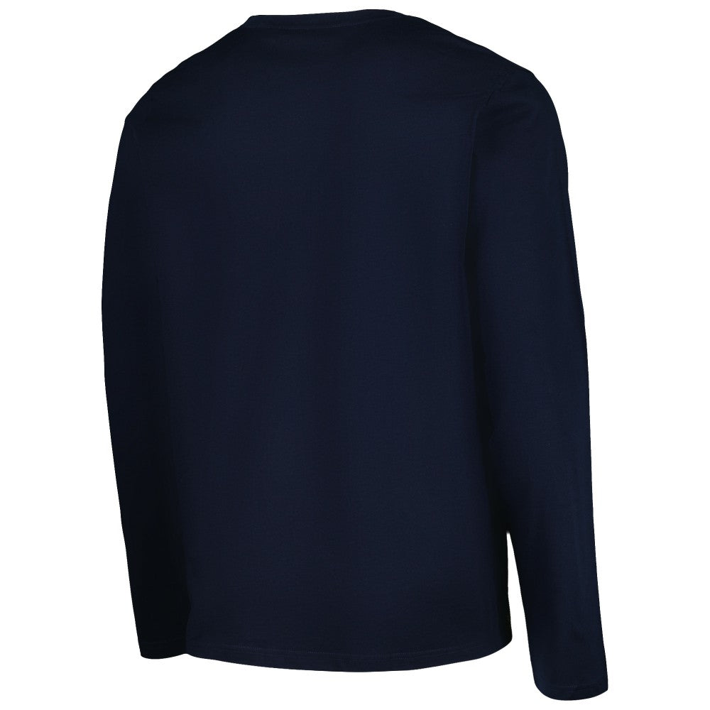 Barcelona Heavy Long Sleeve T-Shirts - Navy