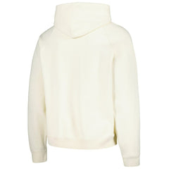 Manchester City Team Stripe Oversized Pullover Hoodie - Cream