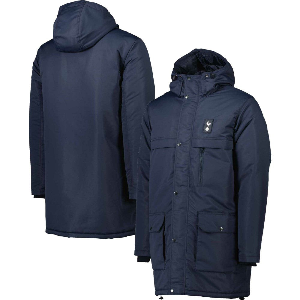 Tottenham Hotspur Winter Field Parka Hoodie Jacket - Navy