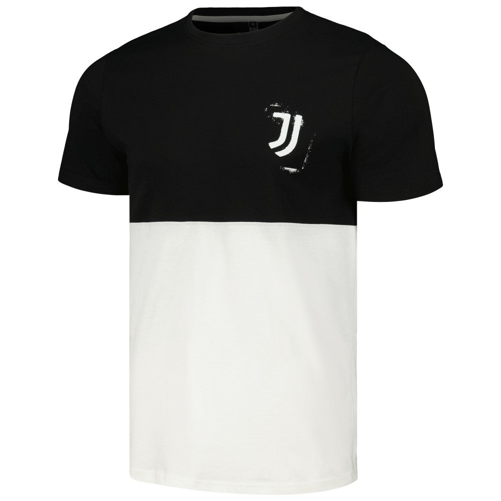 Juventus Block West T-Shirts - Black/White