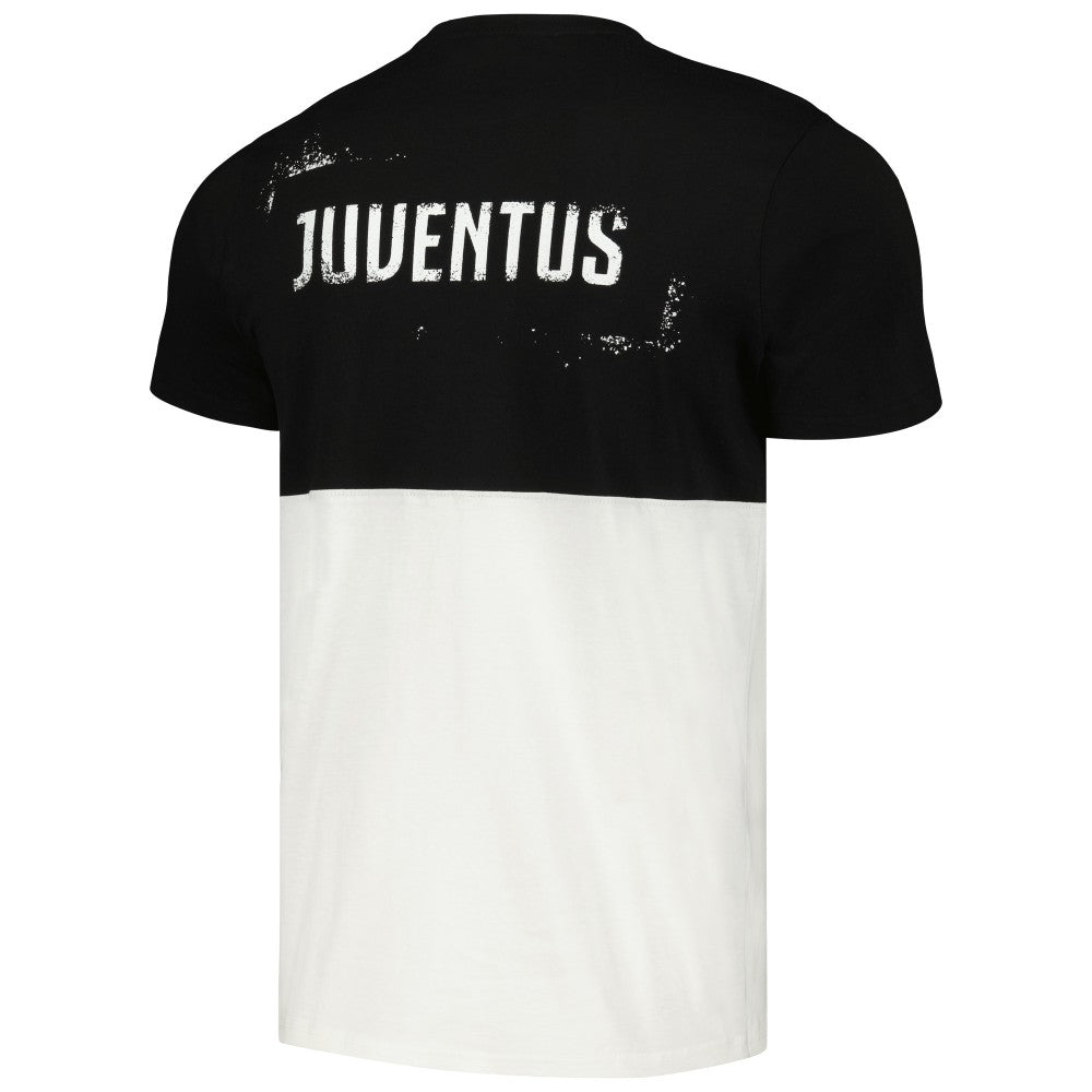 Juventus Block West T-Shirts - Black/White