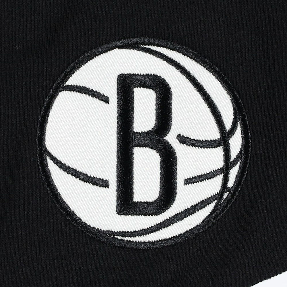 NBA - Brooklyn Nets Tommy Jeans Bernard Half-Zip Hoodie - Black