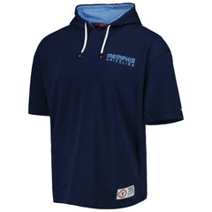 NBA - Memphis Grizzlies Tommy Jeans Matthew 2-In-1 T-Shirt & Hoodie Combo Set - Navy/White