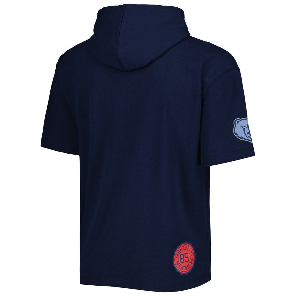 NBA - Memphis Grizzlies Tommy Jeans Matthew 2-In-1 T-Shirt & Hoodie Combo Set - Navy/White