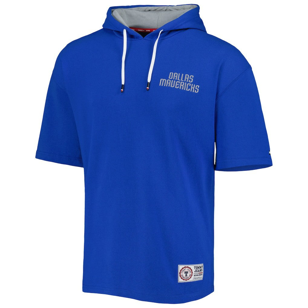 NBA - Dallas Mavericks Tommy Jeans Matthew 2-In-1 T-Shirt & Hoodie Combo Set - Blue/White