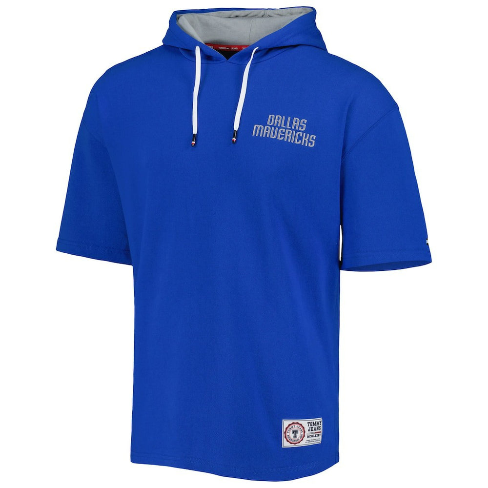 NBA - Dallas Mavericks Tommy Jeans Matthew 2-In-1 T-Shirt & Hoodie Combo Set - Blue/White