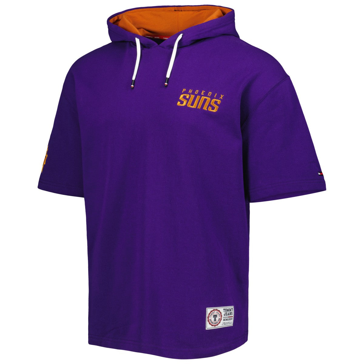 NBA - Phoenix Suns Tommy Jeans Matthew 2 In 1 T-Shirt & Hoodie Combo Set - Purple/White