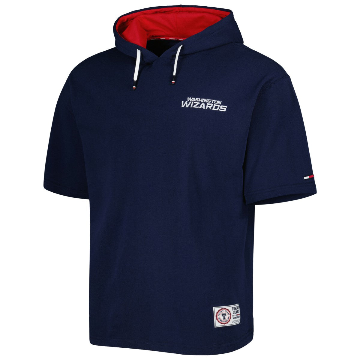NBA - Washington Wizards Tommy Jeans Matthew 2-In-1 T-Shirt & Hoodie Combo Set - Navy/White