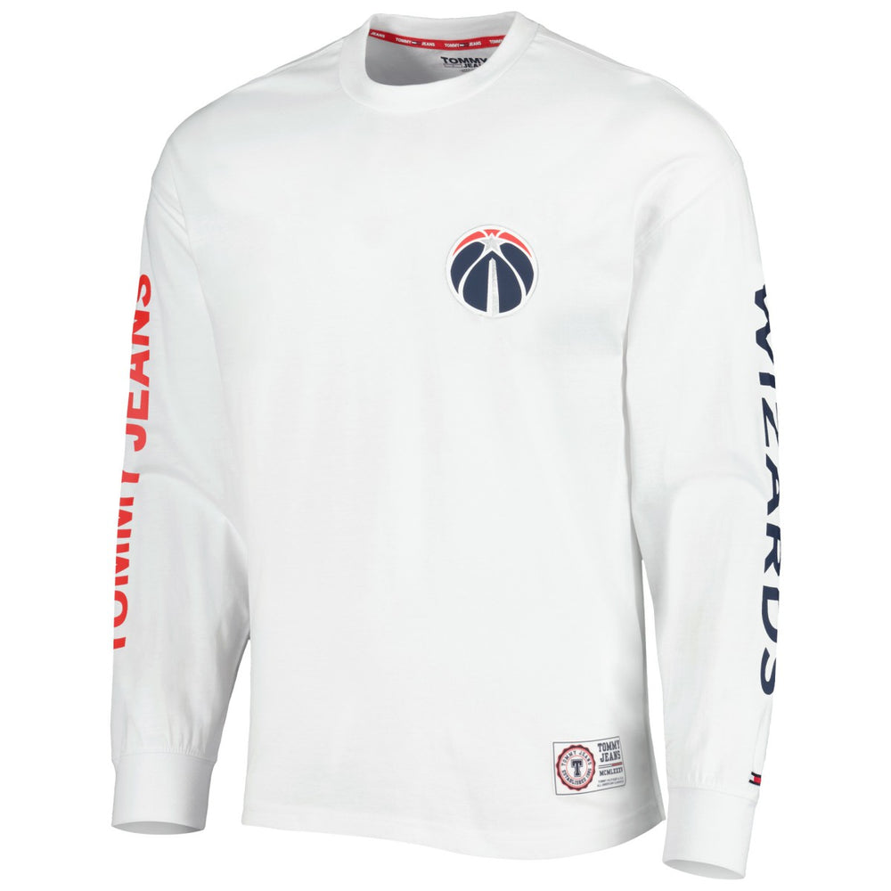 NBA - Washington Wizards Tommy Jeans Matthew 2-In-1 T-Shirt & Hoodie Combo Set - Navy/White