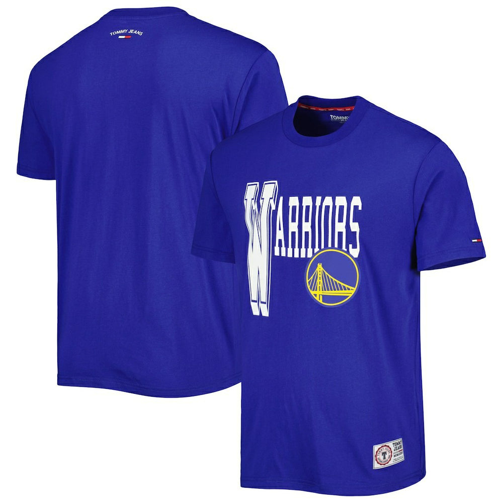 NBA - Golden State Warriors Tommy Jeans Mel Varsity T-Shirt - Royal