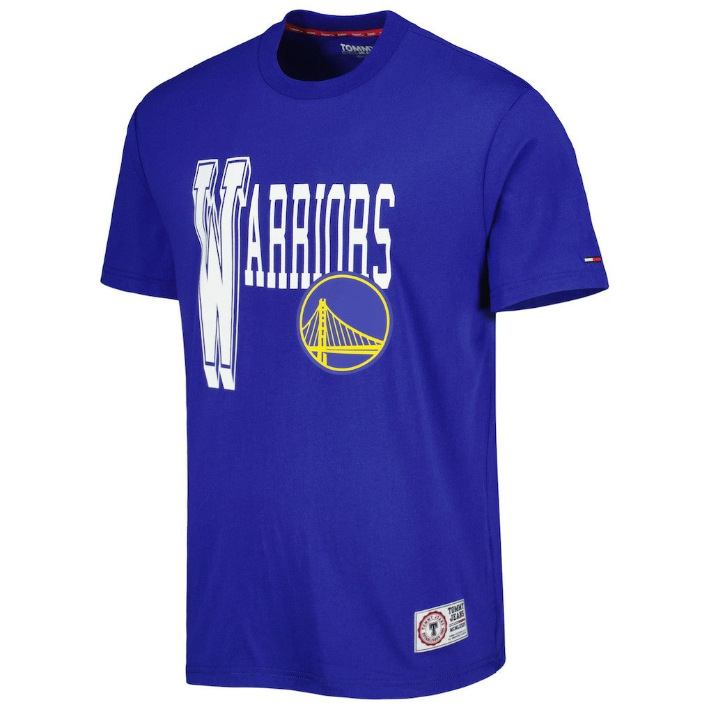NBA - Golden State Warriors Tommy Jeans Mel Varsity T-Shirt - Royal