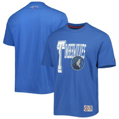 NBA - Minnesota Timberwolves Tommy Jeans Mel Varsity T-Shirt - Blue