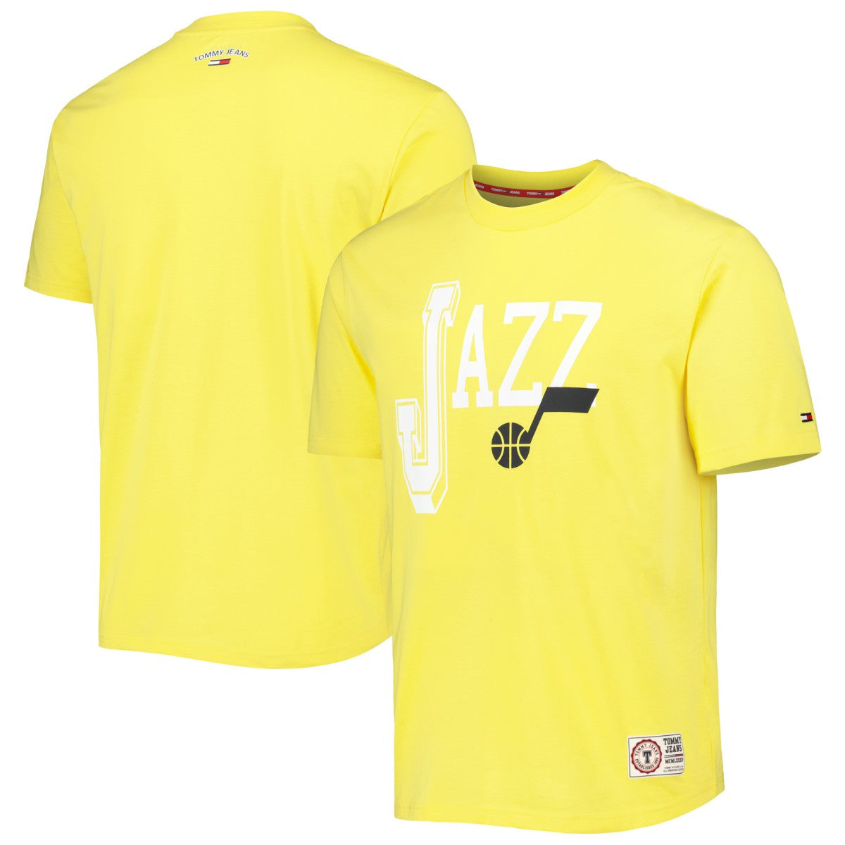 NBA - Utah Jazz Tommy Jeans Mel Varsity T-Shirt - Gold