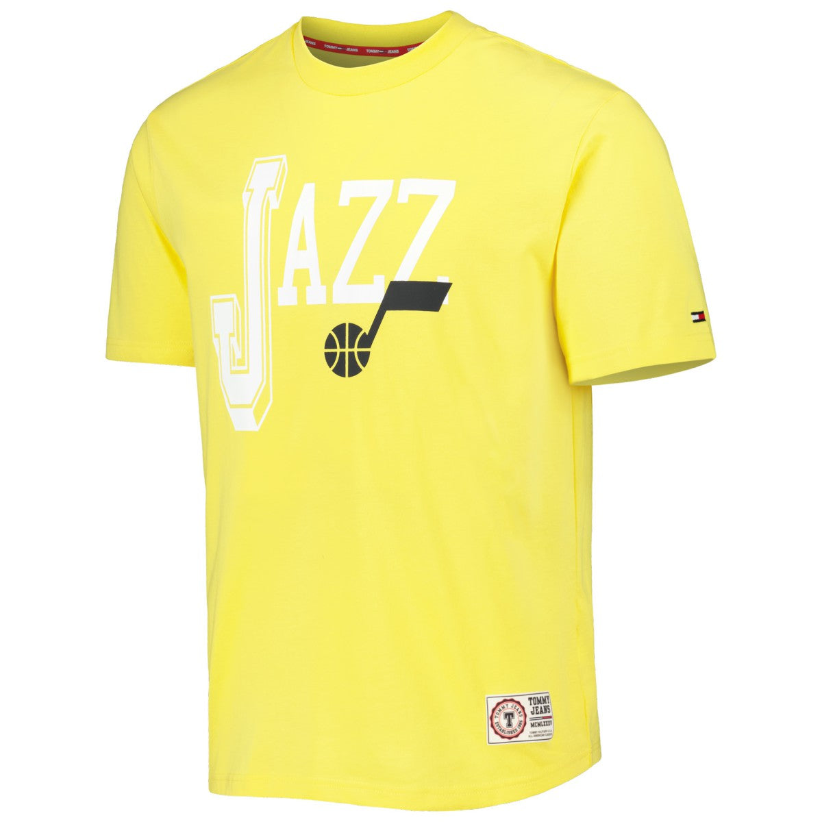 NBA - Utah Jazz Tommy Jeans Mel Varsity T-Shirt - Gold