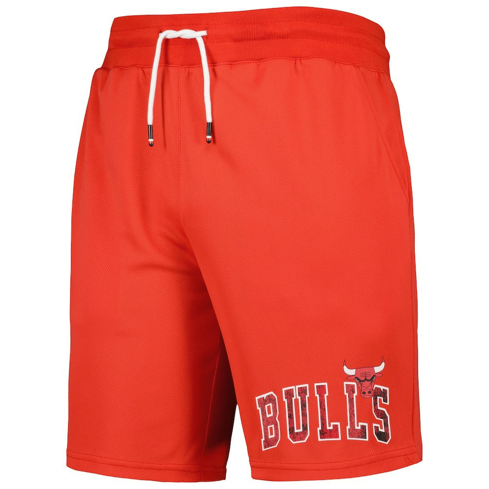 NBA - Chicago Bulls Tommy Jeans Mike Mesh Basketball Shorts - Red