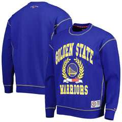 NBA - Golden State Warriors Tommy Jeans Peter French Terry Pullover Crew Sweatshirt - Royal