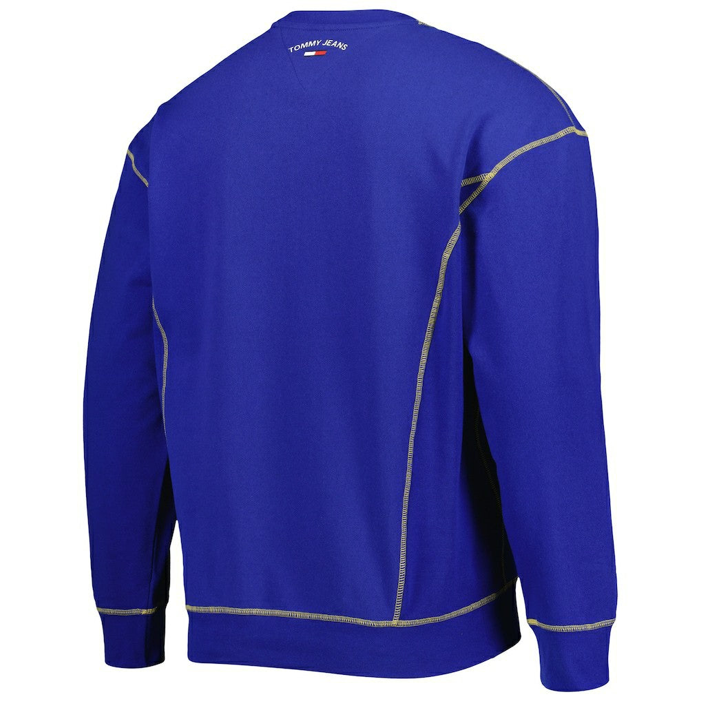 NBA - Golden State Warriors Tommy Jeans Peter French Terry Pullover Crew Sweatshirt - Royal