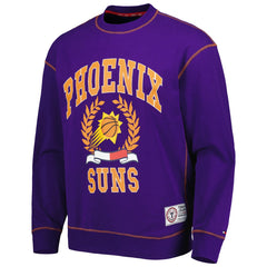 NBA - Phoenix Suns Tommy Jeans Peter French Terry Pullover Crew Sweatshirt - Purple