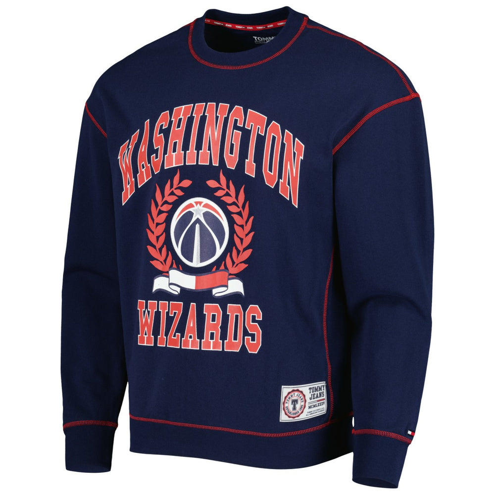 NBA - Washington Wizards Tommy Jeans Peter French Terry Pullover Sweatshirt - Navy