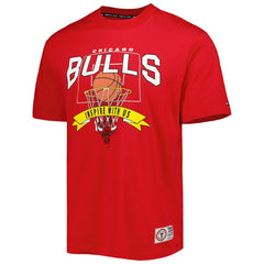 NBA - Chicago Bulls Tommy Jeans Tim Backboard T-Shirt - Red
