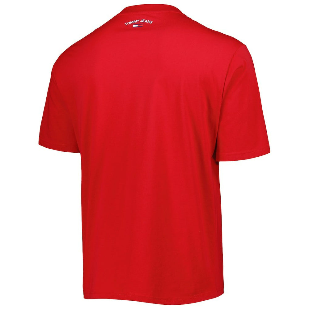 NBA - Chicago Bulls Tommy Jeans Tim Backboard T-Shirt - Red