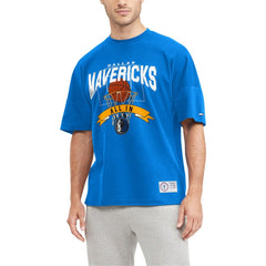 NBA - Dallas Mavericks Tommy Jeans Tim Backboard T-Shirt - Blue