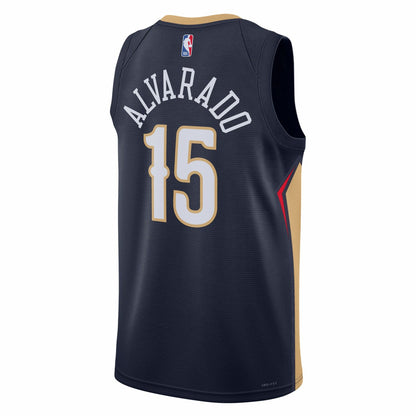 Jose Alvarado New Orleans Pelicans Unisex Swingman Jersey - Icon Edition - Navy | NBA Jerseys