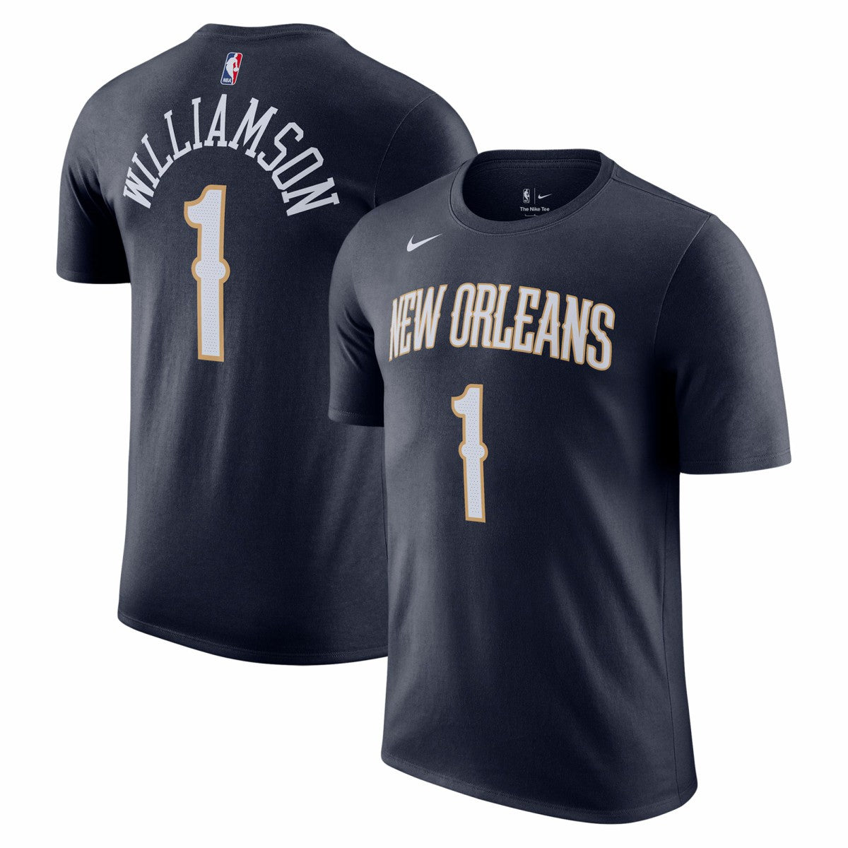 Nike - Zion Williamson New Orleans Pelicans Icon 2022/23 Name & Number T-Shirt - Navy