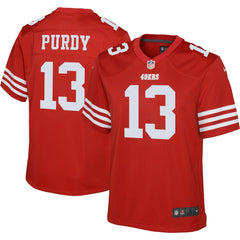 Brock Purdy San Francisco 49ers Youth Game Jersey Scarlet - Nike