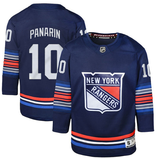 Artemi Panarin New York Rangers Youth Alternate Premier Player Jersey - Navy | NHL Jerseys