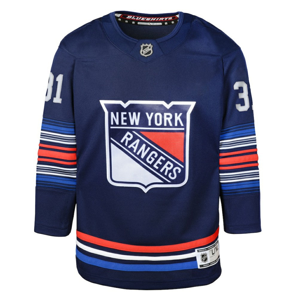 Igor Shesterkin New York Rangers Youth Alternate Premier Player Jersey - Navy | NHL Jerseys