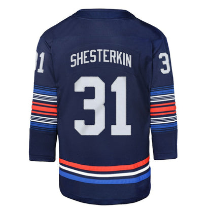 Igor Shesterkin New York Rangers Youth Alternate Premier Player Jersey - Navy | NHL Jerseys