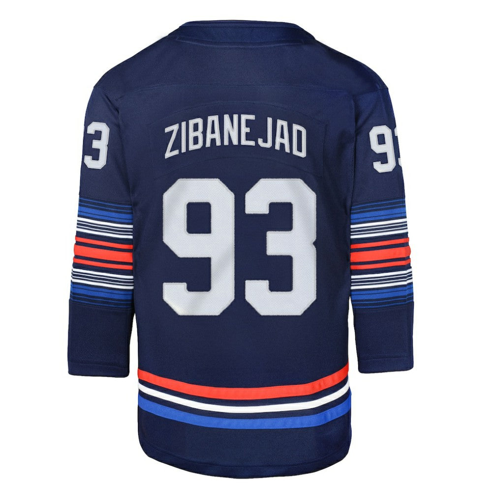 Mika Zibanejad New York Rangers Youth Alternate Premier Player Jersey Navy