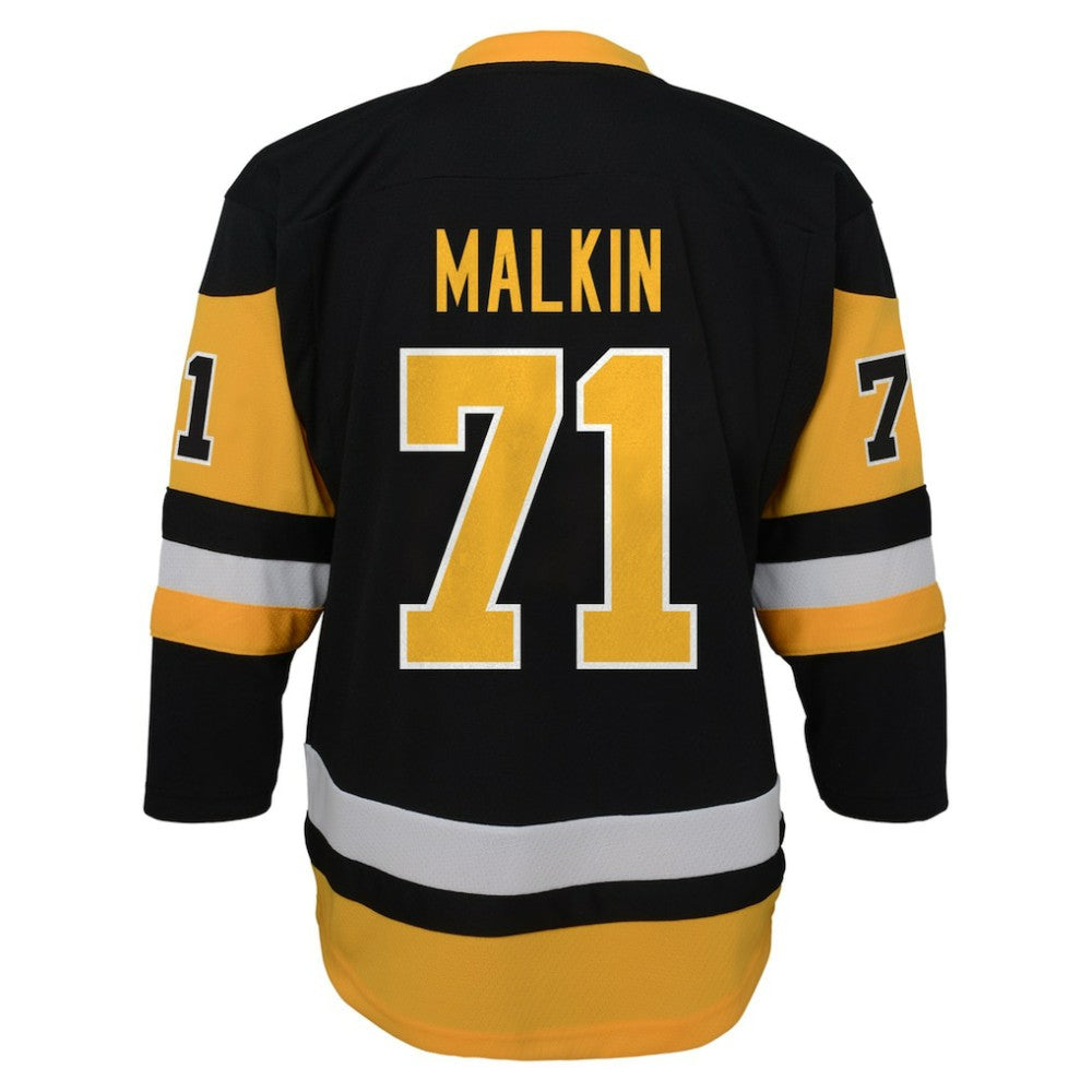 Evgeni Malkin Pittsburgh Penguins Youth Home Replica Player Jersey - Black | NHL Jerseys