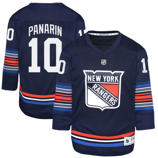 Artemi Panarin New York Rangers Youth Alternate Replica Player Jersey - Navy | NHL Jerseys