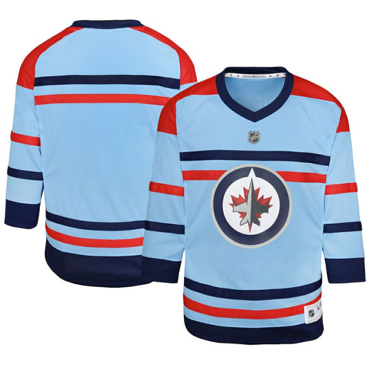 Winnipeg Jets Youth Anniversary Replica Jersey - Light Blue | NHL Jerseys