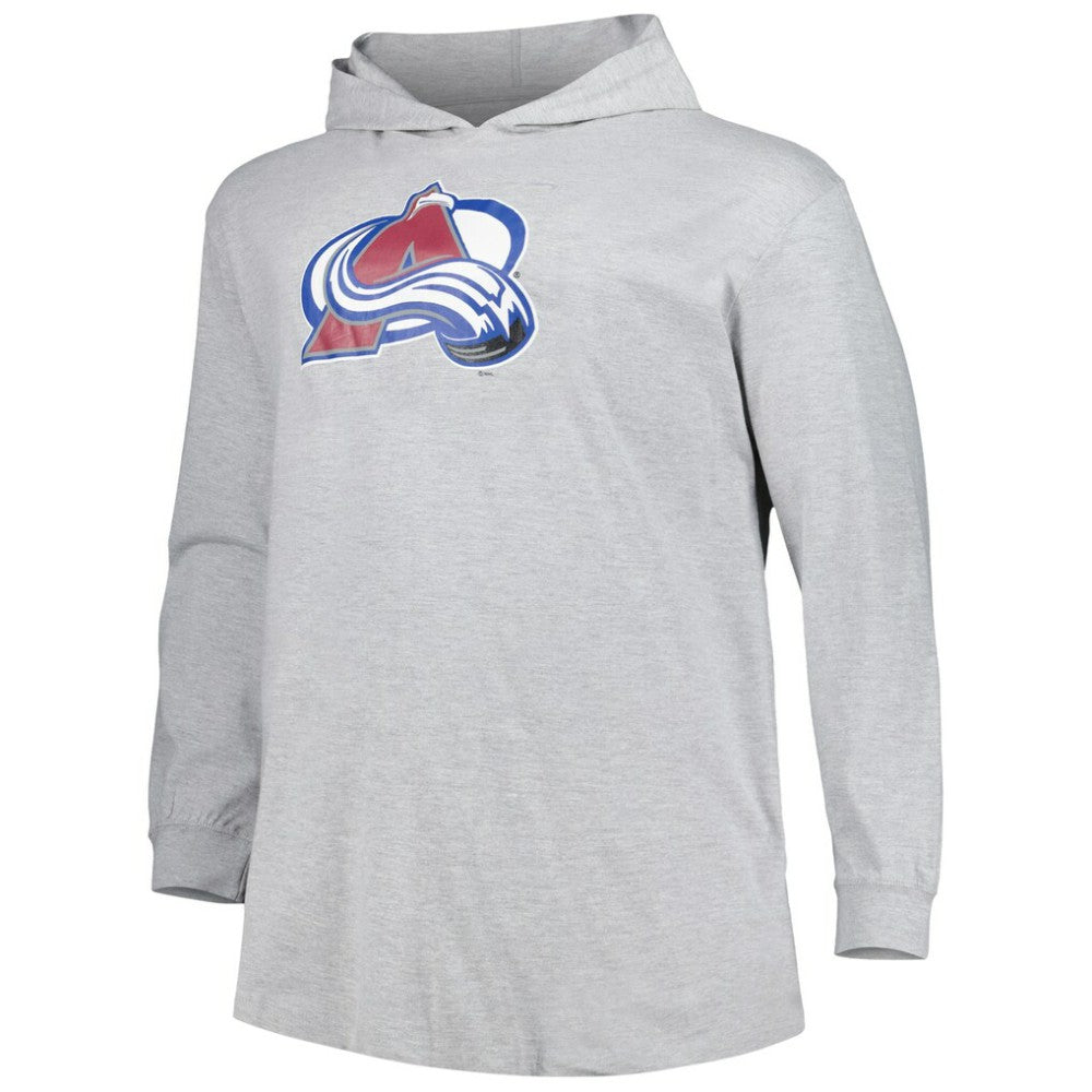 Colorado Avalanche - Big & Tall Pullover Hoodie Heather Gray