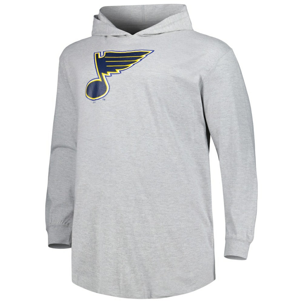 St. Louis Blues - Big & Tall Pullover Hoodie Heather Gray
