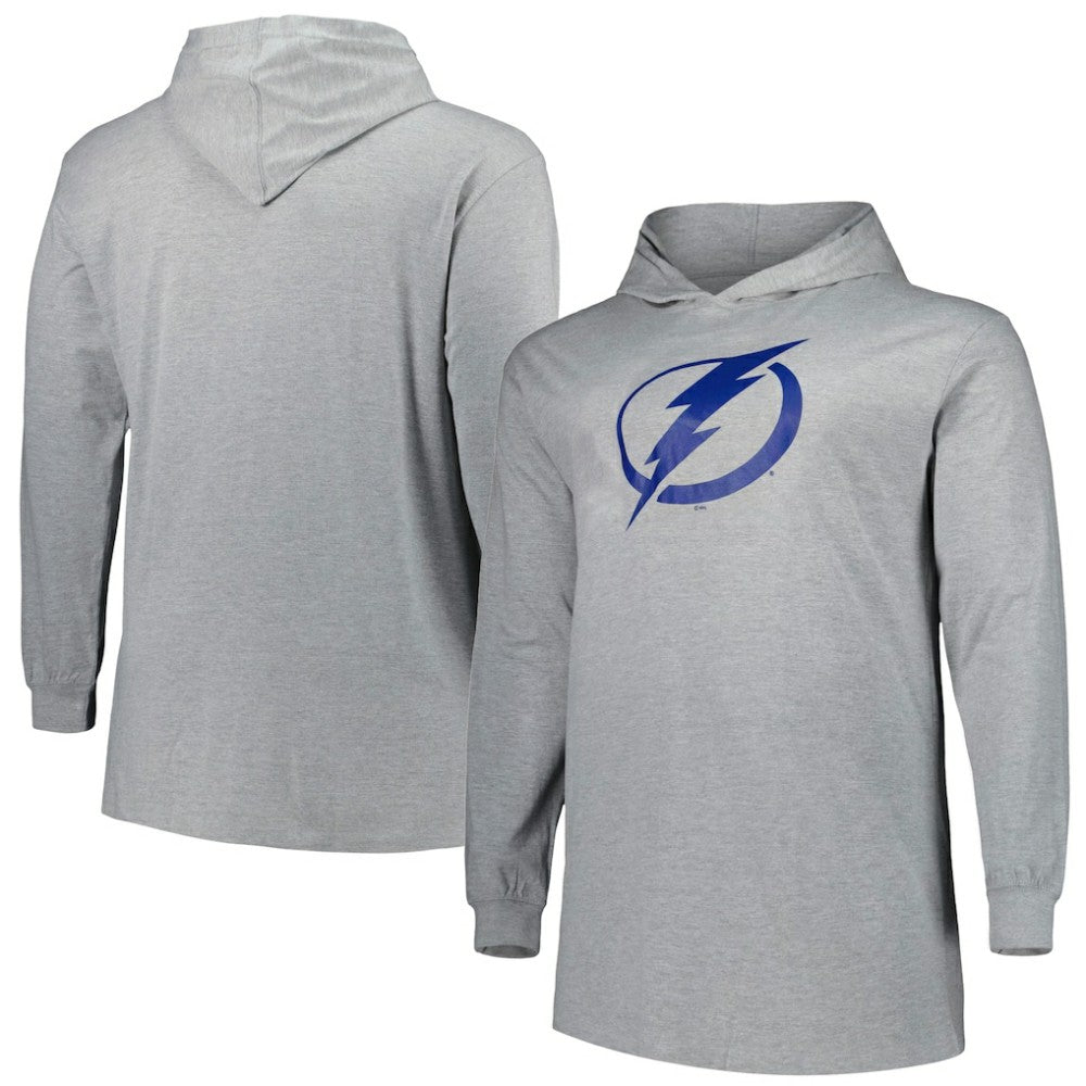 Tampa Bay Lightning - Big & Tall Pullover Hoodie Heather Gray