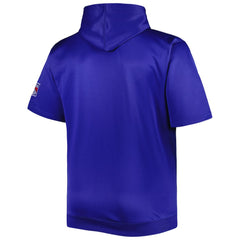 New York Rangers Big & Tall Logo Short Sleeve Hoodie Royal