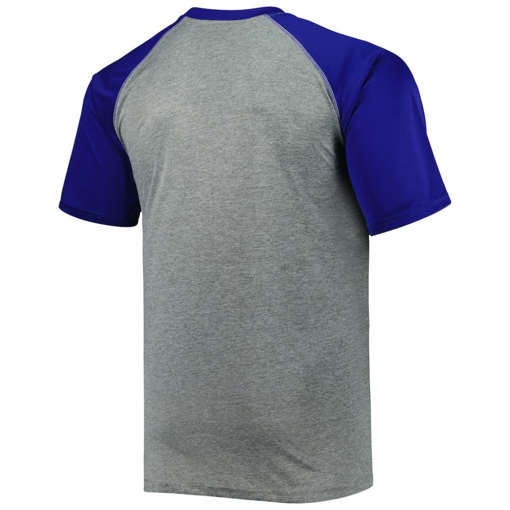 Tampa Bay Lightning - Big & Tall Logo Raglan T-Shirt Heather Gray